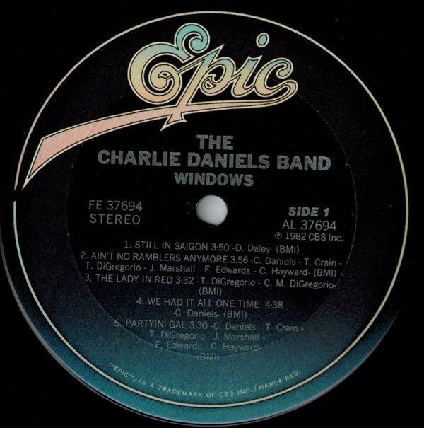 The Charlie Daniels Band : Windows (LP, Album, Car)