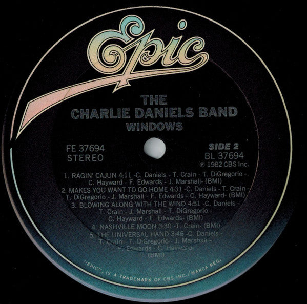 The Charlie Daniels Band : Windows (LP, Album, Car)