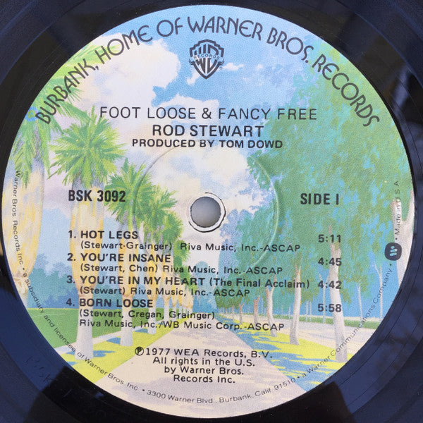 Rod Stewart : Foot Loose & Fancy Free (LP, Album, Win)