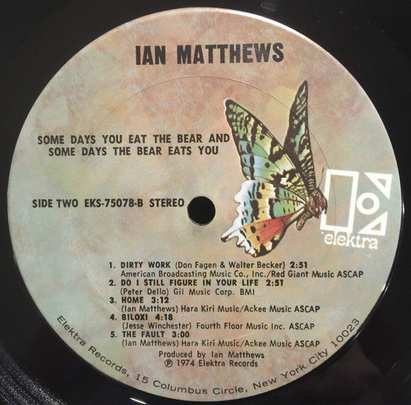 Ian Matthews* : Some Days You Eat The Bear And Some Days The Bear Eats You (LP, Album, San)