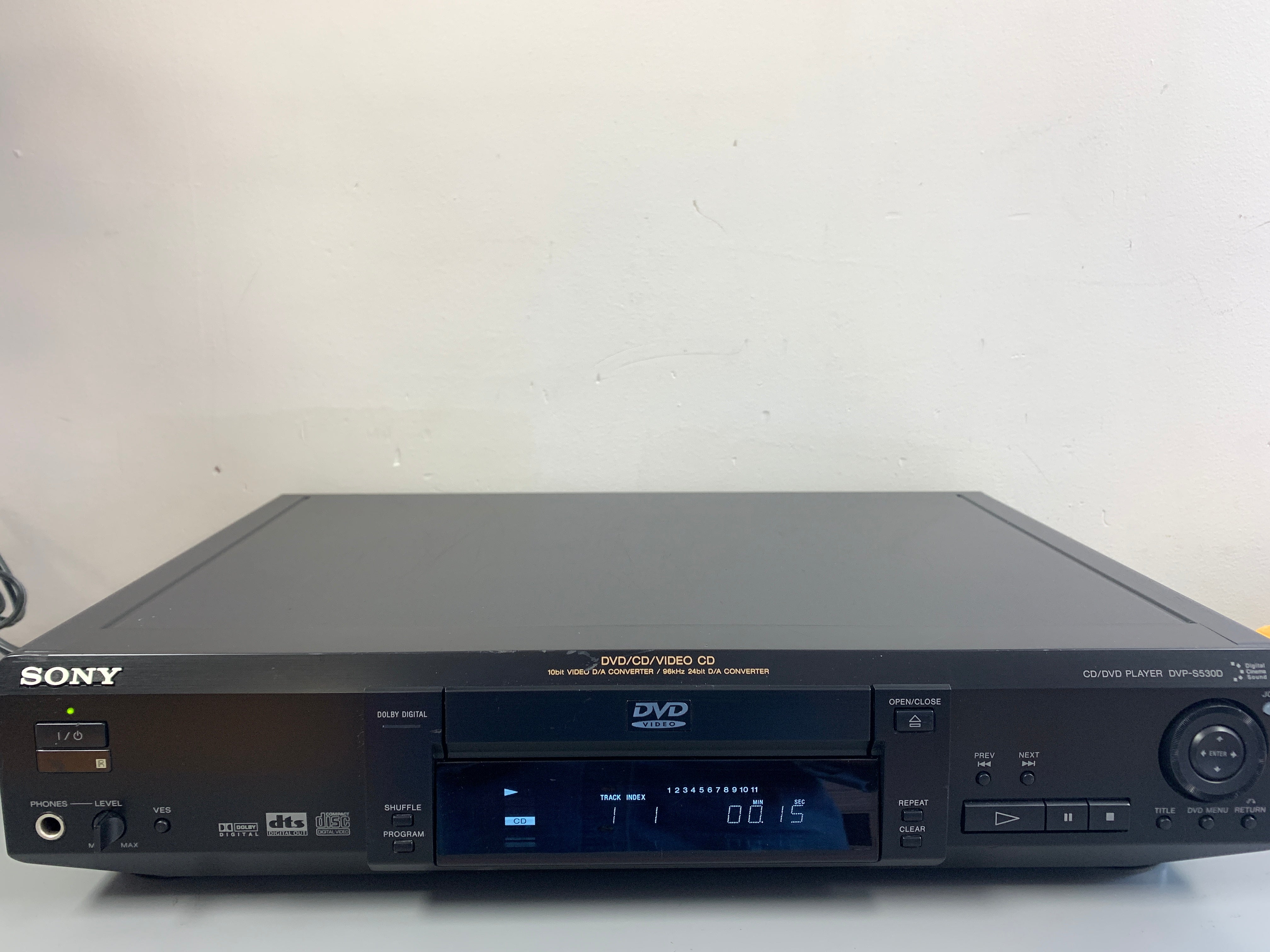 Sony cd/dvd player model discount dvp-s530d