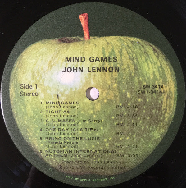 John Lennon : Mind Games (LP, Album, Jac)