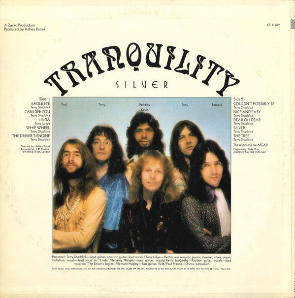 Tranquility (3) : Silver (LP, Album, Pit)