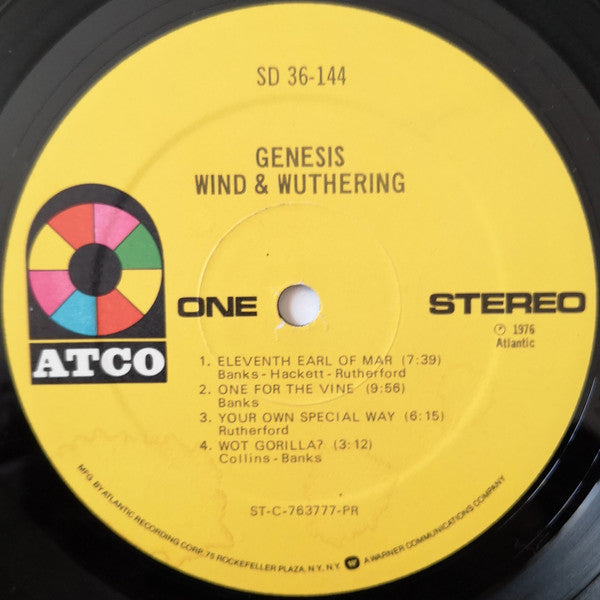 Genesis : Wind & Wuthering (LP, Album, PR-)