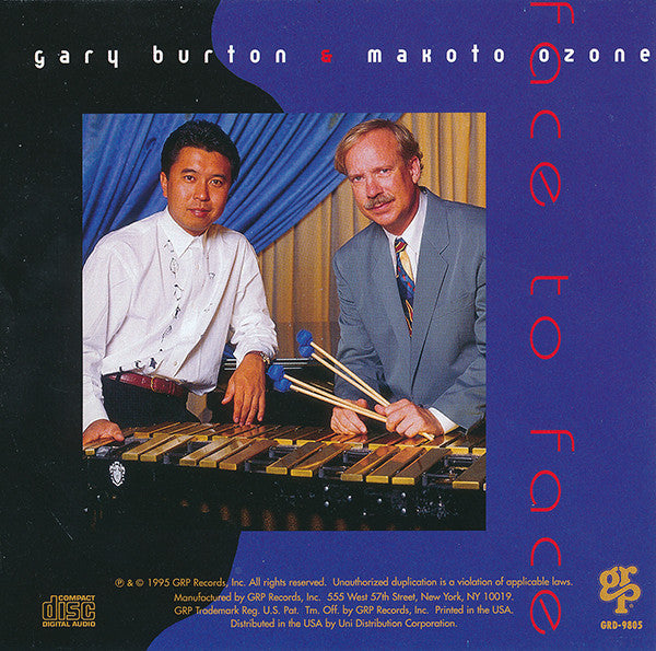 Gary Burton & Makoto Ozone : Face To Face (CD, Album)