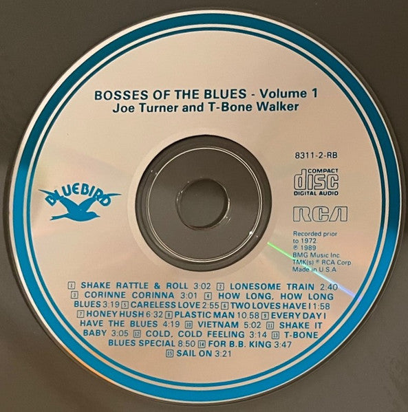 Joe Turner* And T-Bone Walker : Bosses Of The Blues---Vol.1 (CD, Comp)