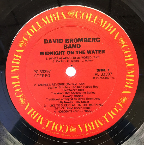 David Bromberg Band : Midnight On The Water (LP, Album, San)