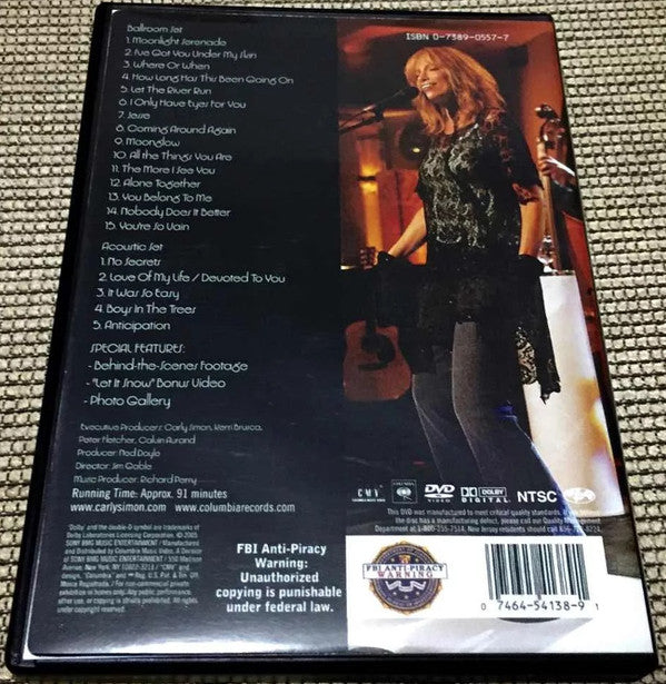 Carly Simon : A Moonlight Serenade On The Queen Mary 2 (DVD-V, NTSC)