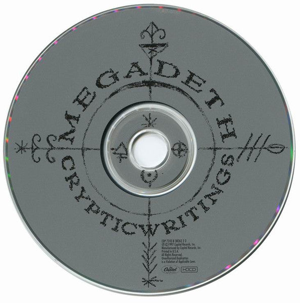 Megadeth : Cryptic Writings (HDCD, Album)