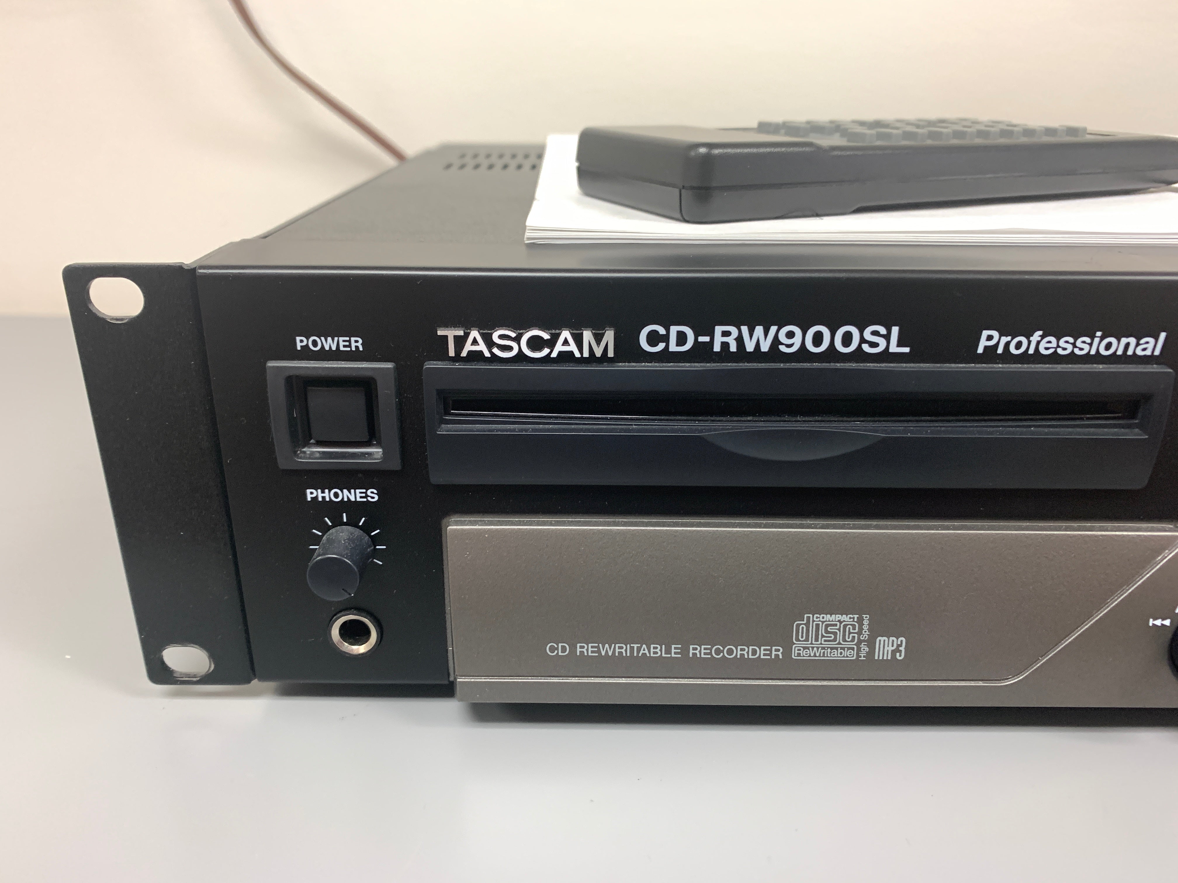 Tascam CD-RW900SL CD Player Recorder * Manual * Remote – The Turntable Store