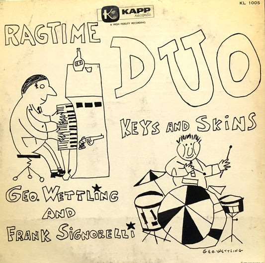 Ragtime Duo : Keys And Skins (LP, Mono)