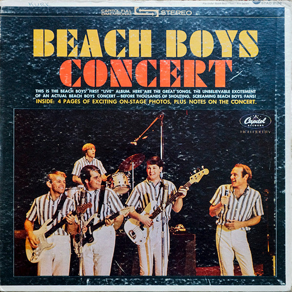 The Beach Boys : Concert (LP, Album, Scr)