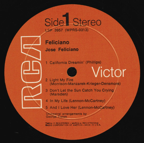 José Feliciano : Feliciano! (LP, Album, RP, Roc)