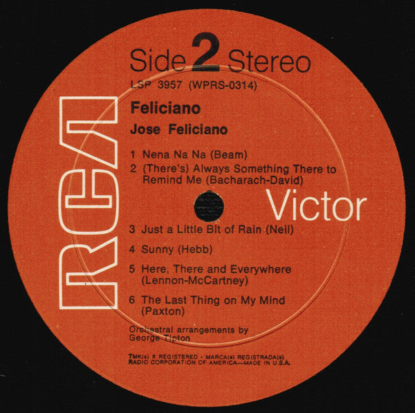 José Feliciano : Feliciano! (LP, Album, RP, Roc)