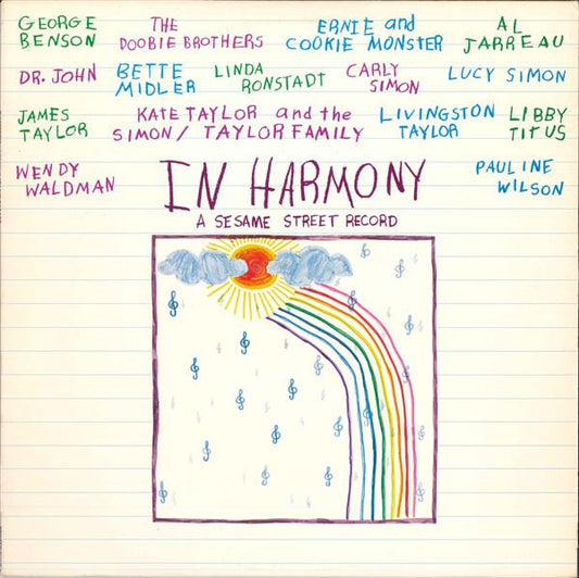Various : In Harmony - A Sesame Street Record (LP, Comp)