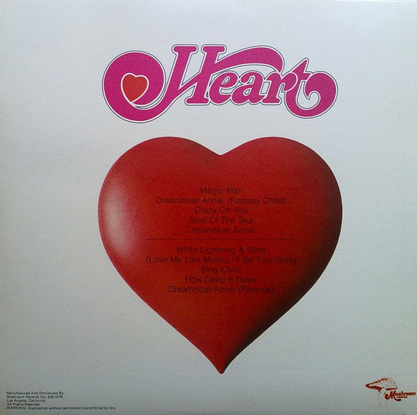 Heart : Dreamboat Annie (LP, Album, Ter)