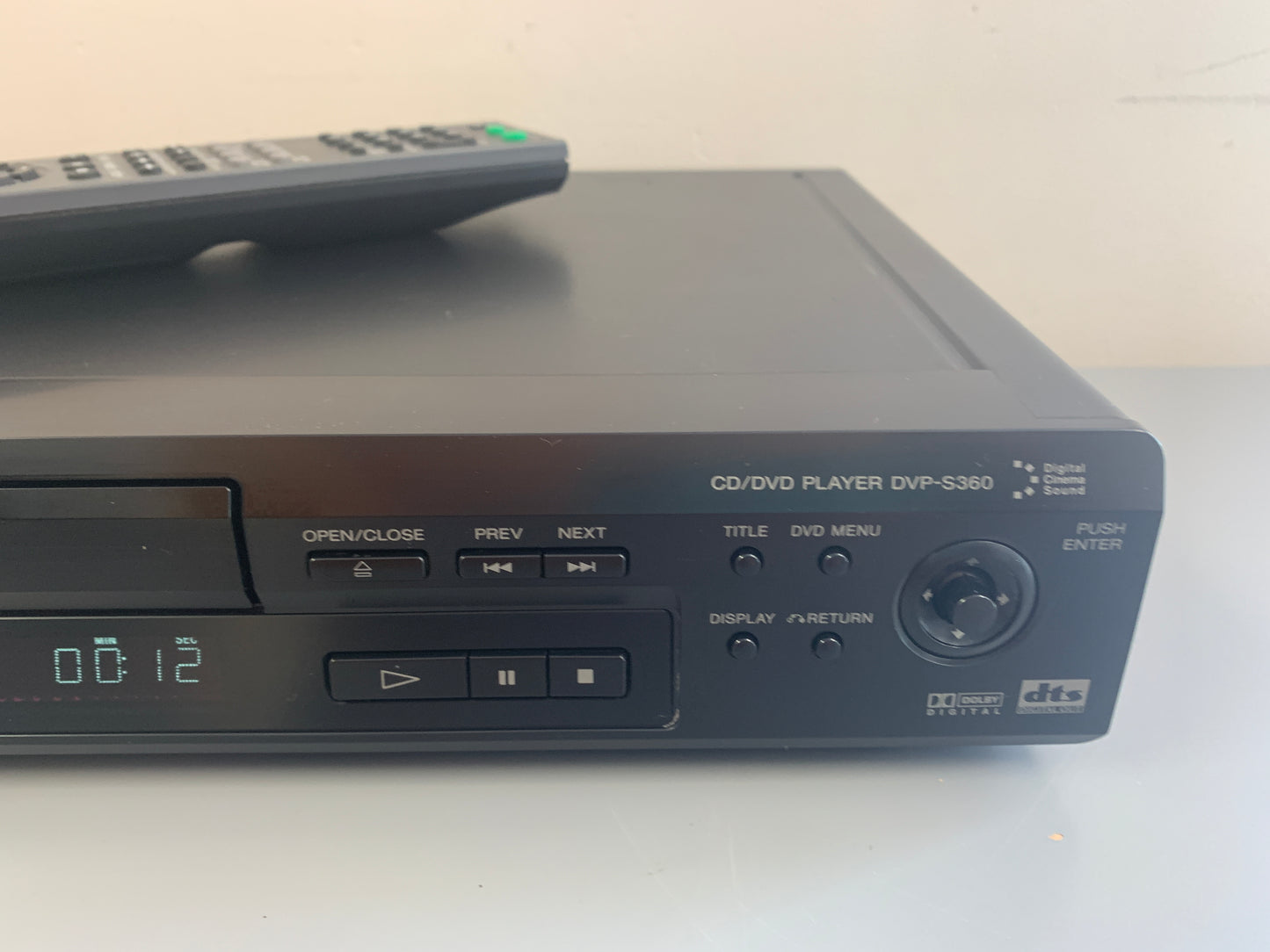 Sony DVP-S360 DVD Player * Remote