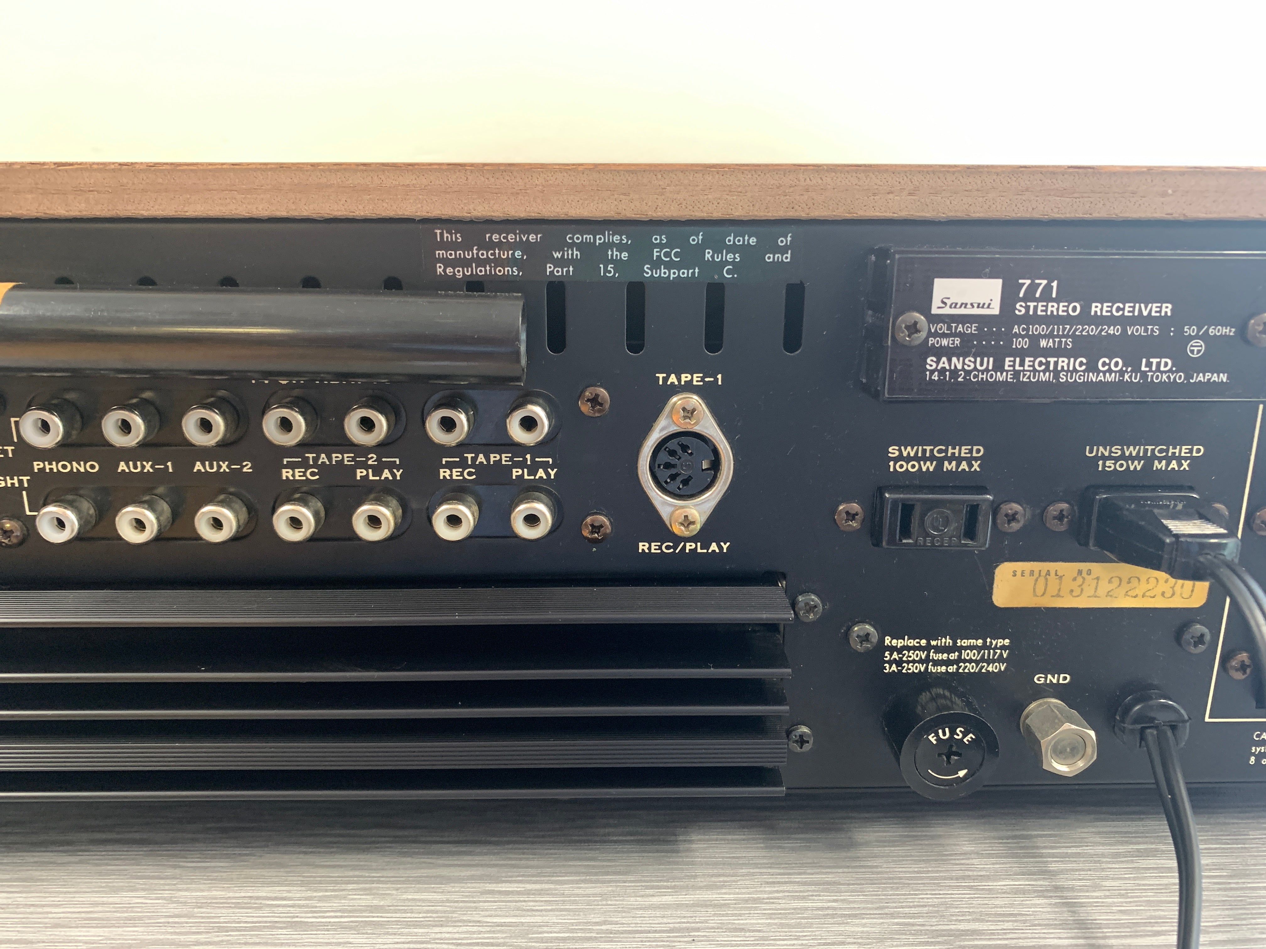 Vtg 1970's Sansui 771 Home Stereo cheapest Receiver