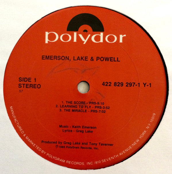 Emerson, Lake & Powell : Emerson, Lake & Powell (LP, Album, 57-)