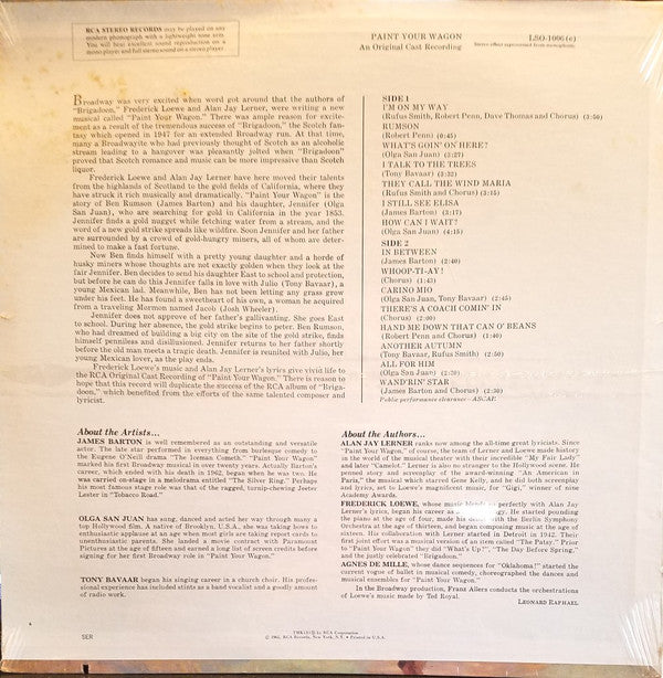 Various : Paint Your Wagon (LP, Album, RE)