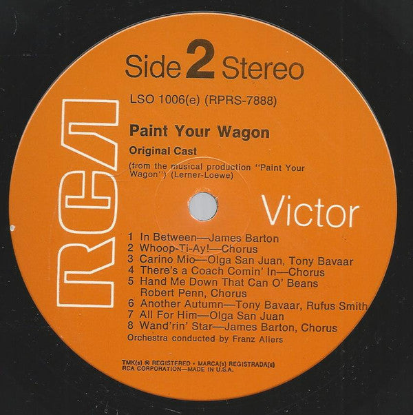 Various : Paint Your Wagon (LP, Album, RE)