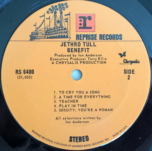 Jethro Tull : Benefit (LP, Album, RE, Ter)