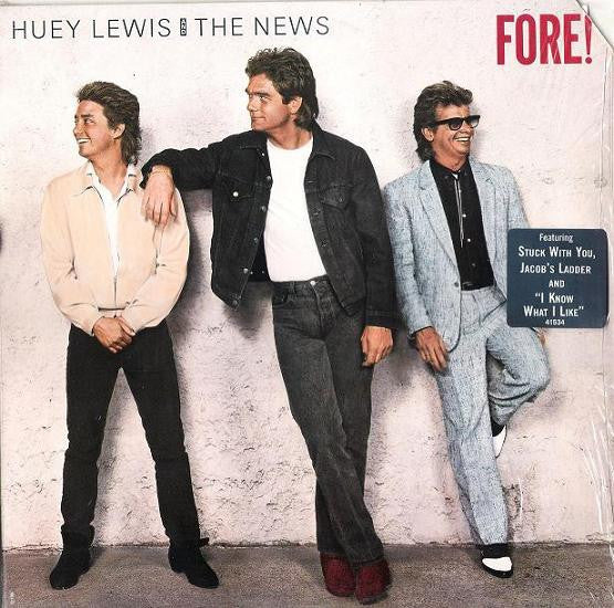 Huey Lewis And The News* : Fore! (LP, Album, Car)