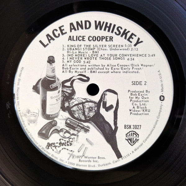 Alice Cooper (2) : Lace And Whiskey (LP, Album)