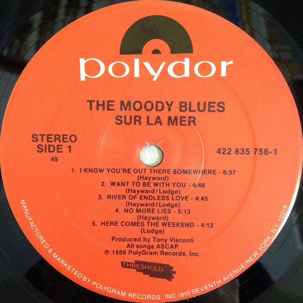 Moody Blues* : Sur La Mer (LP, Album, 49 )