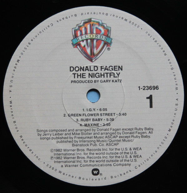 Donald Fagen : The Nightfly (LP, Album)