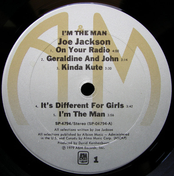 Joe Jackson : I'm The Man (LP, Album, Pit)