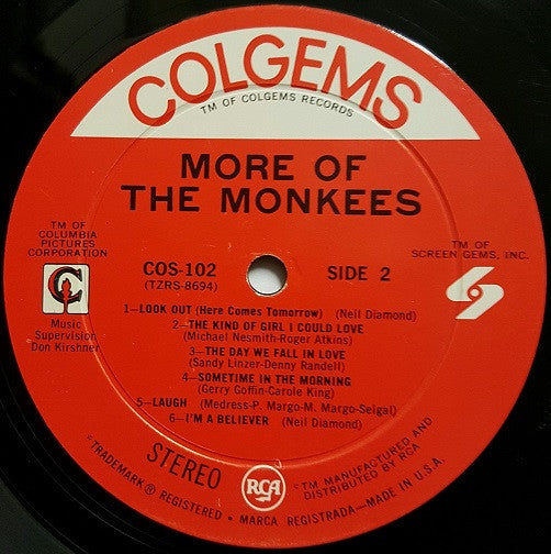 The Monkees : More Of The Monkees (LP, Album, Roc)