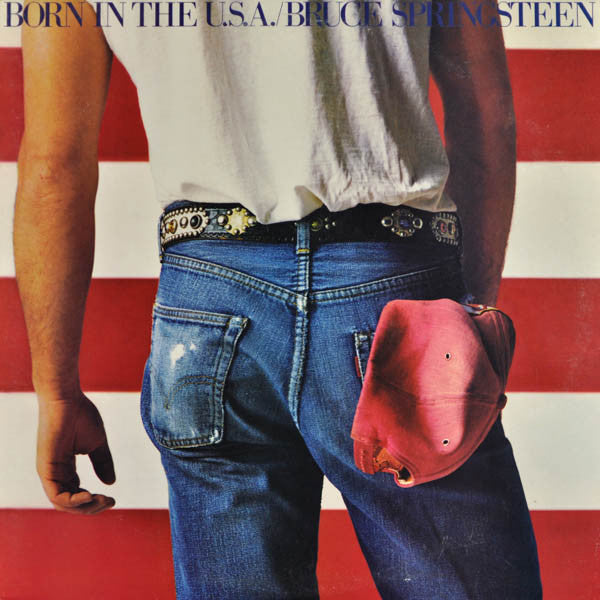 Bruce Springsteen : Born In The U.S.A. (LP, Album, Pit)