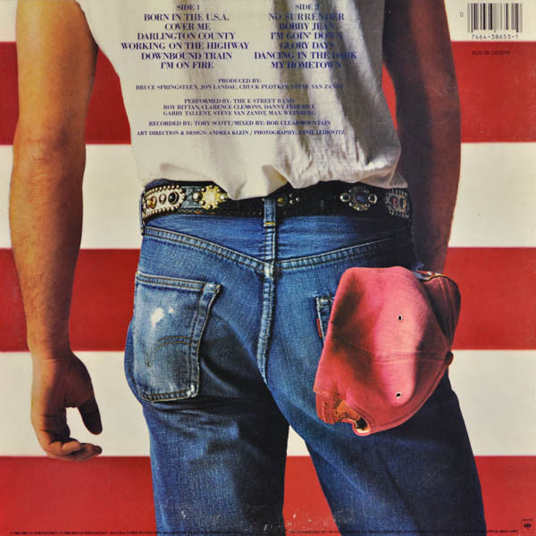 Bruce Springsteen : Born In The U.S.A. (LP, Album, Pit)