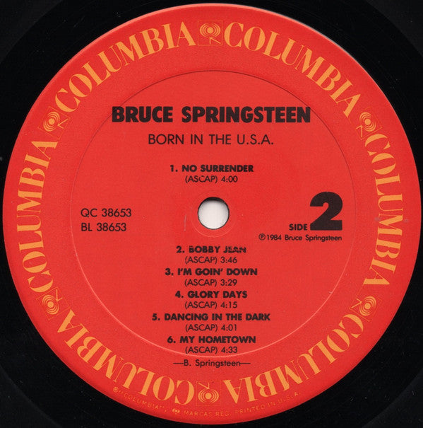 Bruce Springsteen : Born In The U.S.A. (LP, Album, Pit)