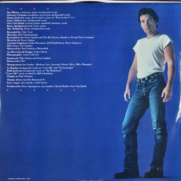 Bruce Springsteen : Born In The U.S.A. (LP, Album, Pit)