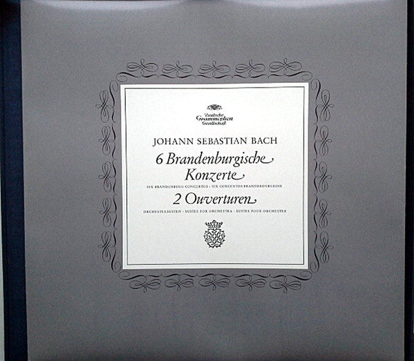 Johann Sebastian Bach, Berliner Philharmoniker, Herbert von Karajan : 6 Brandenburgische Konzerte, Orchestersuiten 2 Und 3 (3xLP + Box)