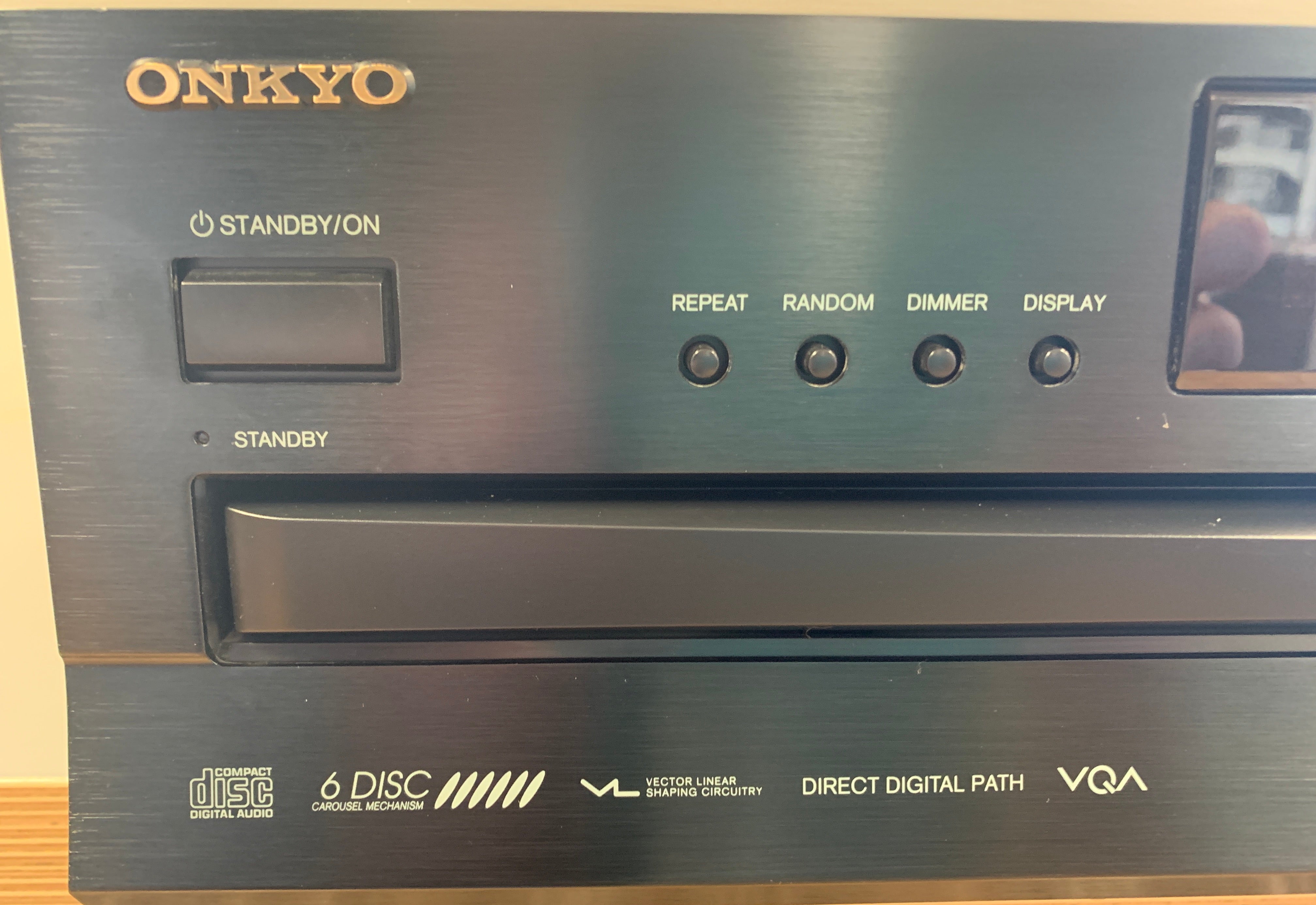 ONKYO DX-C380 6 CD Disc 2024 Carousel Player Works W/ Remote