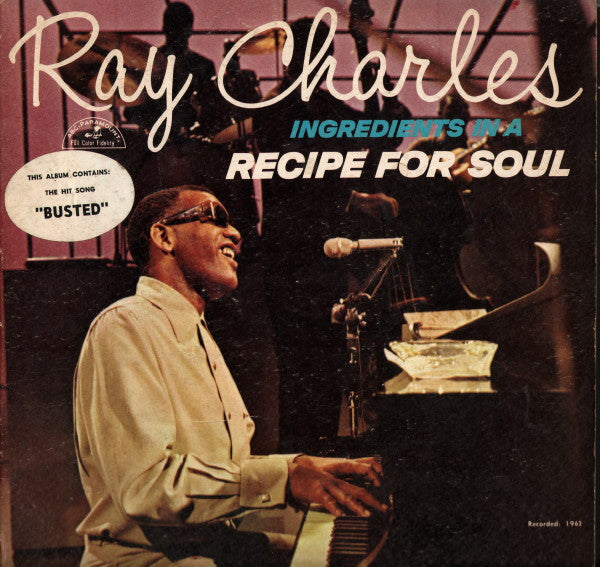 Ray Charles : Ingredients In A Recipe For Soul (LP, Album, Mono)