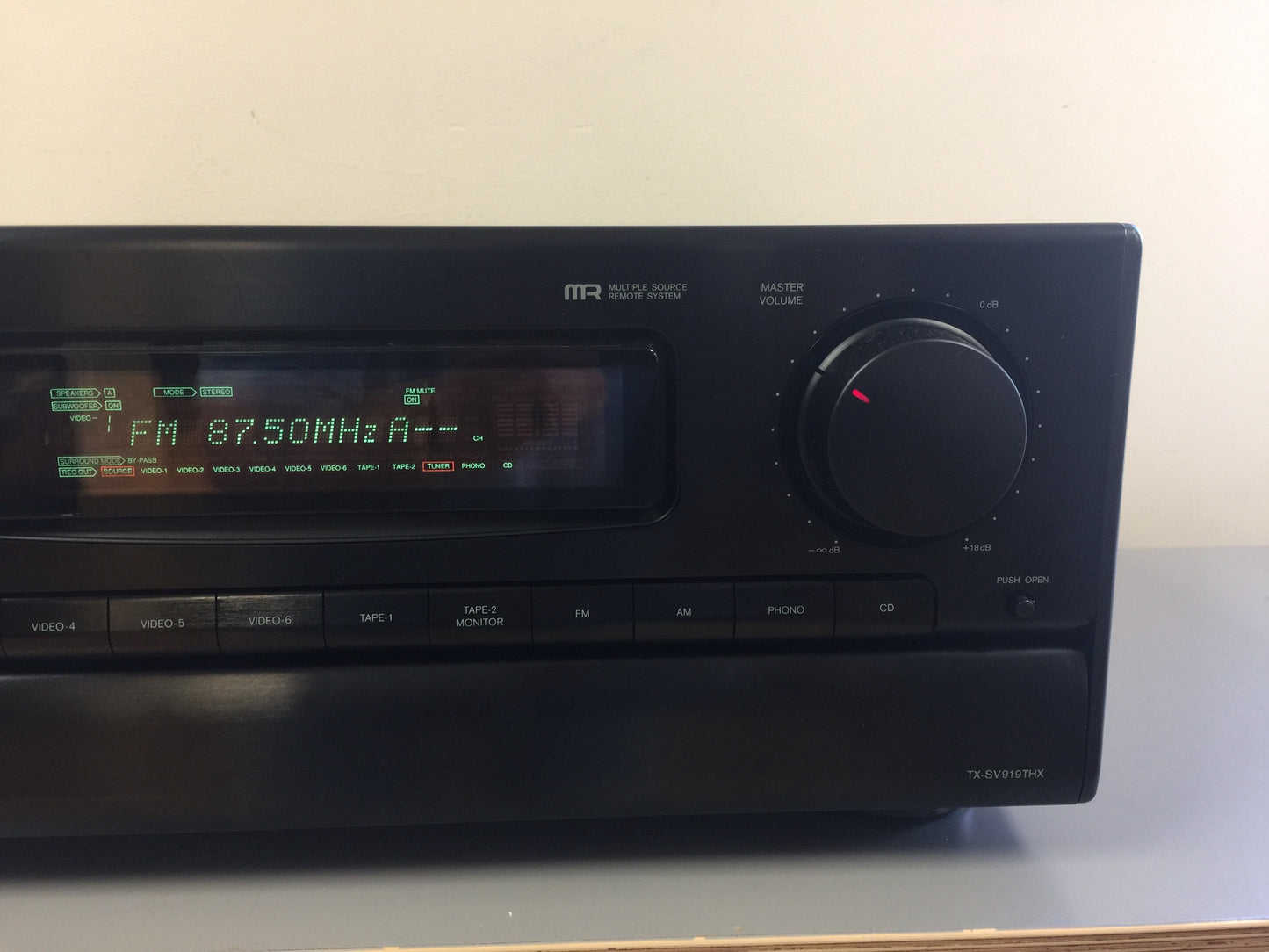 Onkyo TX-SV919THX AV Stereo Receiver * 110W RMS * 1994