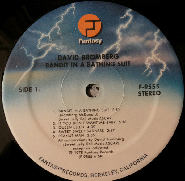 David Bromberg Band : Bandit In A Bathing Suit (LP, Album, SP )