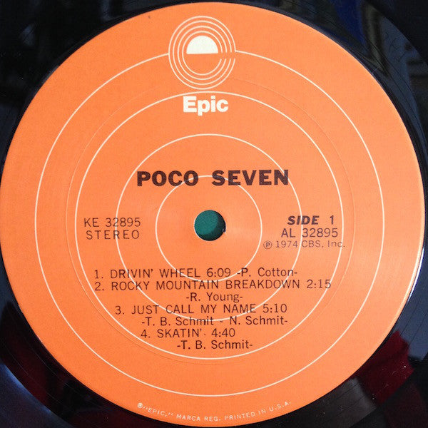 Poco (3) : Poco Seven (LP, Album, San)