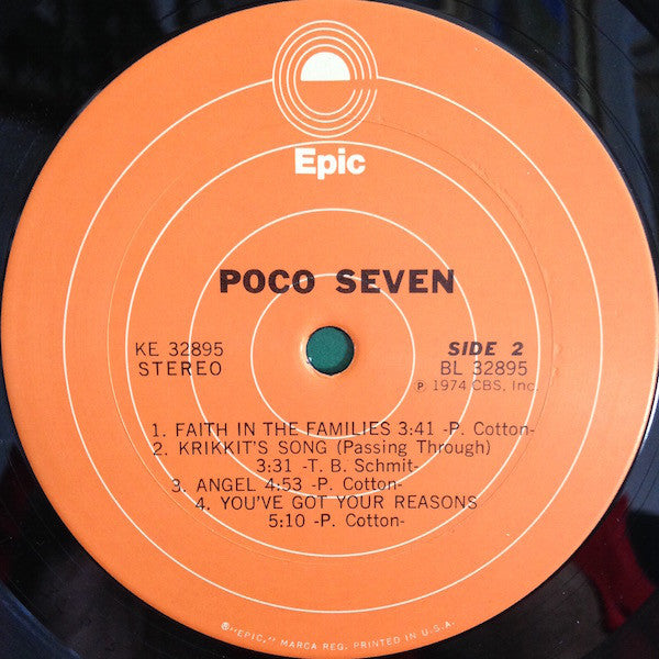 Poco (3) : Poco Seven (LP, Album, San)