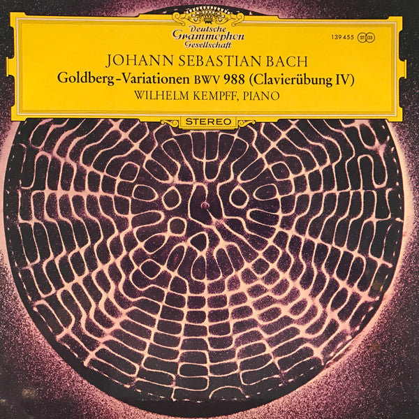 Johann Sebastian Bach - Wilhelm Kempff : Goldberg-Variationen BWV 988 (Clavierübung IV) (LP, Album)