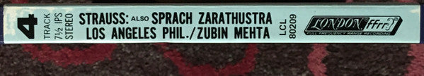 Richard Strauss, Los Angeles Philharmonic*, Zubin Mehta : Also Sprach Zarathustra (Reel, 4tr Stereo, 7" Reel)