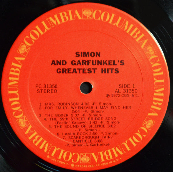 Simon & Garfunkel : Simon And Garfunkel's Greatest Hits (LP, Comp, RE)