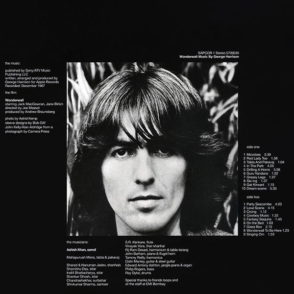 George Harrison : Wonderwall Music (LP, Album, RE, RM, 180)