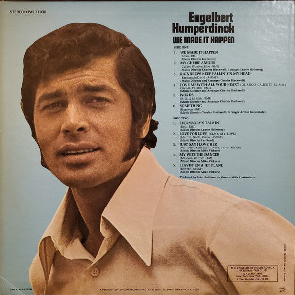 Engelbert Humperdinck : We Made It Happen (LP, Album)