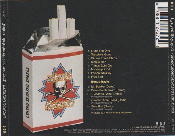 Lynyrd Skynyrd : (Pronounced 'Lĕh-'nérd 'Skin-'nérd) (CD, Album, RE, RM, Mat)