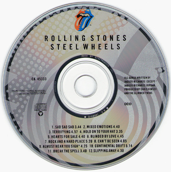 Rolling Stones* : Steel Wheels (CD, Album, Dis)